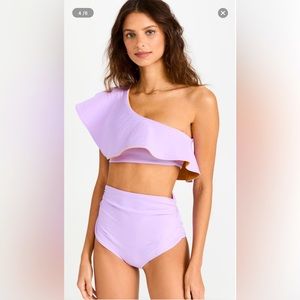 Juan De Dios Victoria Vintage Reversible purple yellow bikini set Size Small